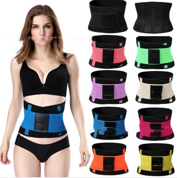 Women's Fitness Waist belt Support Waist Trimmer Adjustable Tummy Trimmer Trainer Belt Sport Body Shapers Waist Trainer KKA4445