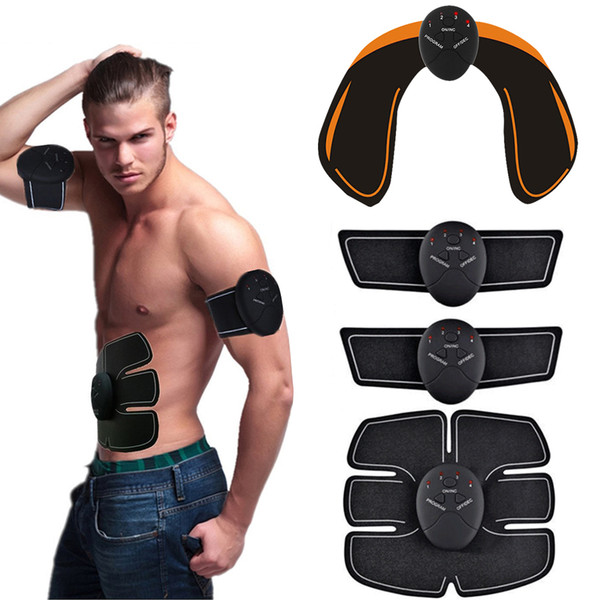 Electric Abdominal Belt EMS Hips Trainer Slimming Muscle Stimulator Wireless Fitness myostimulator for muscle Abs Stimulator Y181122