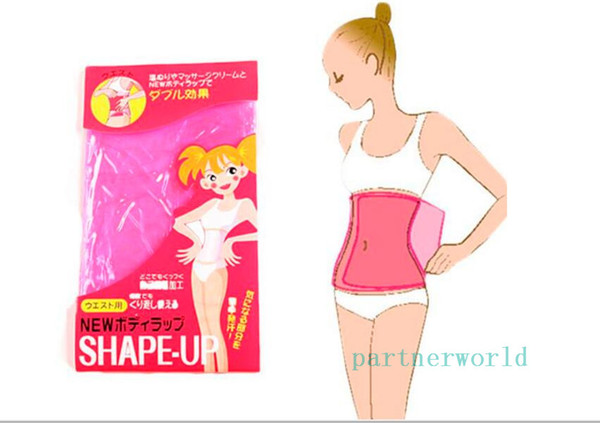 300pcs/lot Fashion Hot Sauna Slimming Waist Tummy Belly Belt Wrap Thigh Calf Lose Weight Body Shape Up Slim Belt Body shaper