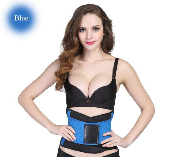 HOT 11 Colors Women's Waist Cincher Waist Trimmer Corset Ventilate Adjustable Tummy Trimmer Trainer Belt Weight Loss Slimming Belt A669