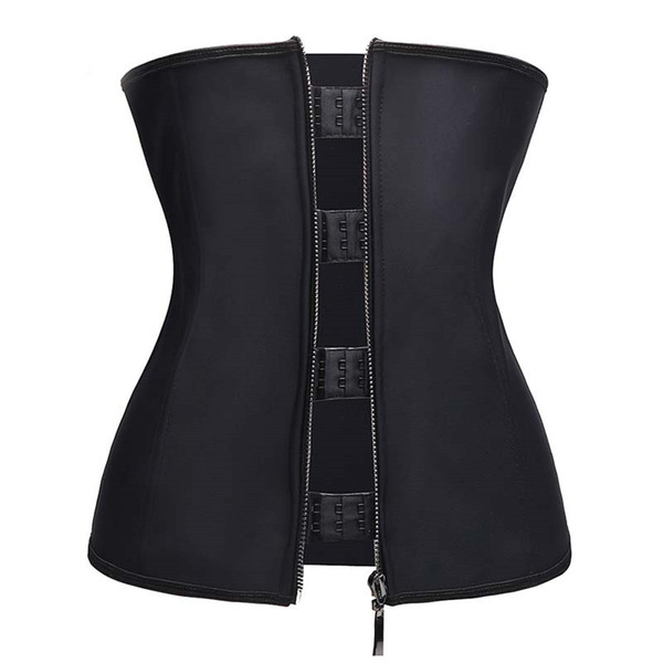 Cheapest Hook Zipper Latex Women Waist Trainer Belt Sexy Corsets Body Shaper Tummy Control Waist Cincher Slimming Shapewear Belt