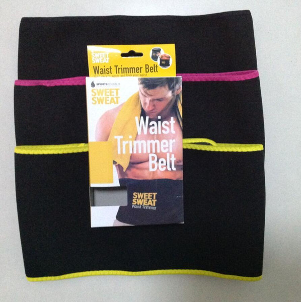 Sweet Sweat Premium Waist Trimmer Men Women Belt Slimmer Exercise Ab Waist Wrap 3 color With retail box C699