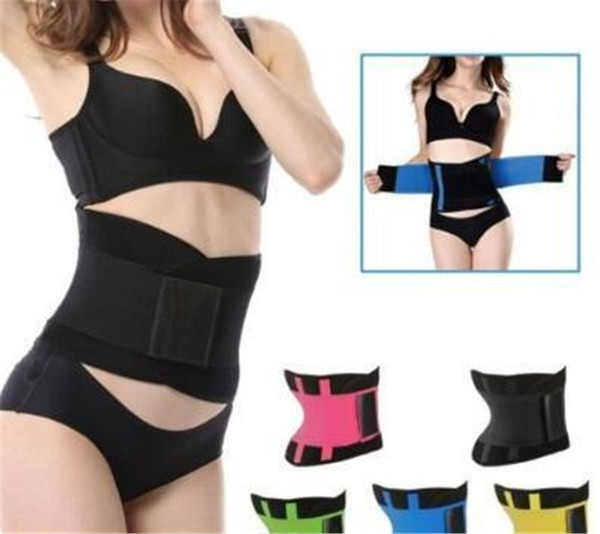 Women's Fitness Waist Cincher Waist Trimmer Corset Ventilate Adjustable Tummy Trimmer Trainer Belt Weight Loss Slimming Belt D0148