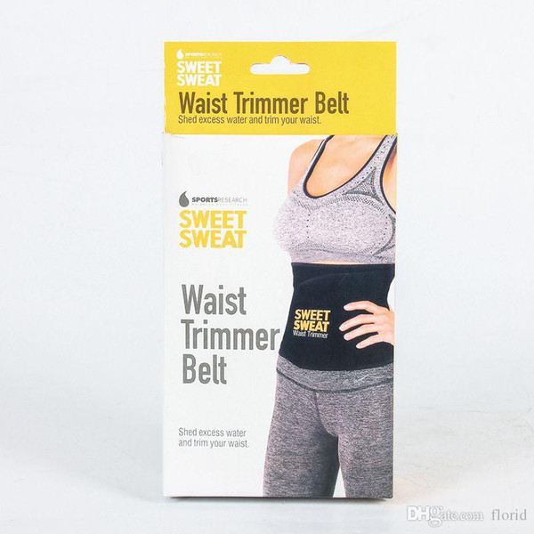 2016 New Summer Sport Sweat Waist Trimmer Belt Premium Fitness Belt for Men & Women Slimming Belt DHL Slimming Products Free Shipping