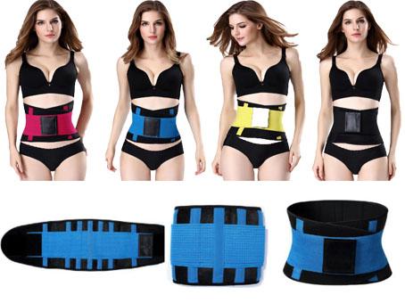 HOT Women's Fitness Waist Cincher Waist Trimmer Corset Ventilate Adjustable Tummy Trimmer Trainer Belt Weight Loss Slimming Belt 10pcs