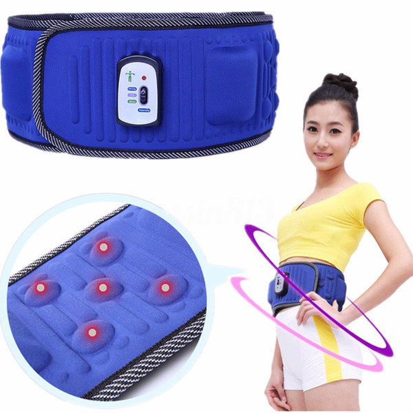 Electric Lose Weight Slimming Belt Abdominal Tummy Slimming Belly Fat Burner Massage Vibration Fitness Belt Slim Gym Belt AAA255