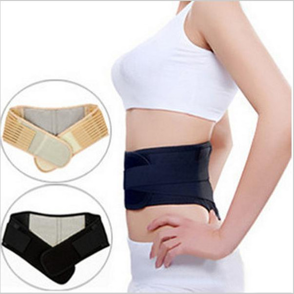 2017 Yellow Back waist support Massage Belt self Slimming Belt Waist Lower Waist brace Support Belt