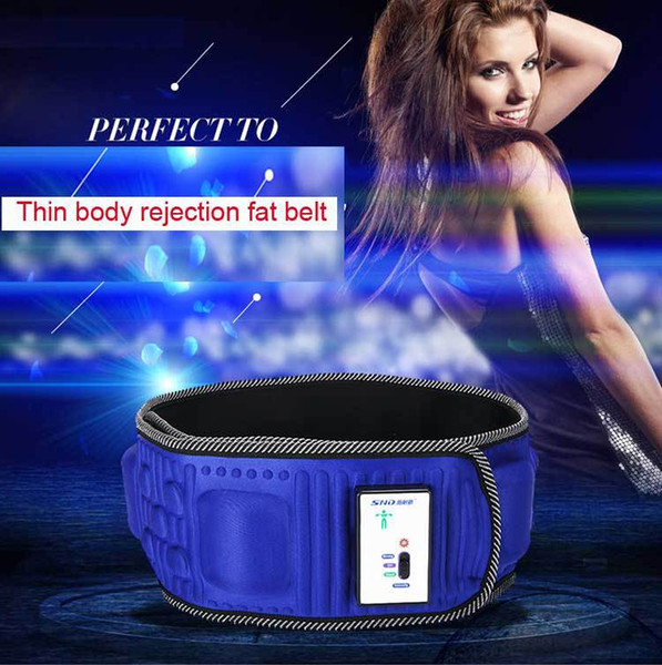 Thin body rejection fat belt Slimming power plate Abdominal massage machines Thin waist belt vibration free shipping