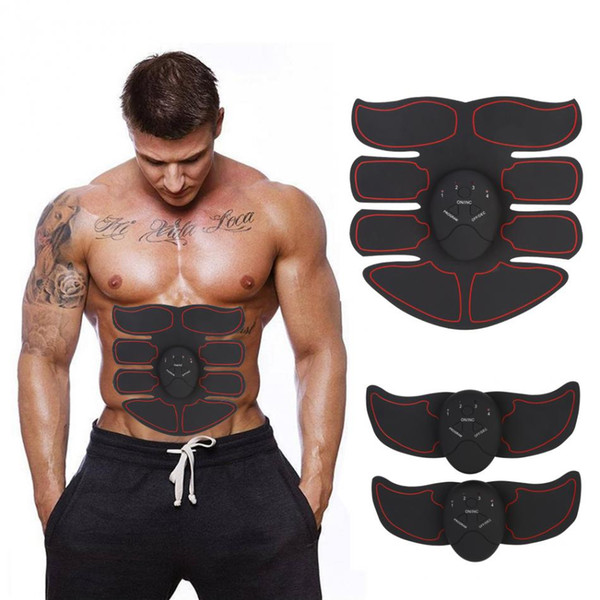 Smart EMS Muscle Stimulator ABS Abdominal Muscle Toner Body Fitness Shaping Massage Patch Sliming Trainer Exerciser Unisex J1755