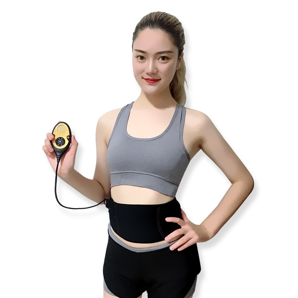 Rechargeable Muscle stimulator slimming massage belt Female EMS abdominal muscles belt with 7trainning modes 99intensity