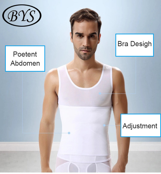 Man Body Tummy Shaper Vest Breasted Adjustable Slim Shape Corsets Waist Training Ultra Sport Sweat Shirt