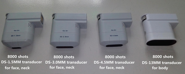 HIFU heads fu4-5-2s face body cartridges hifu transducer head focused ultrasound face lift slimming machine equipment