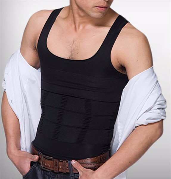 Men Body Shapers Sculpting Vest Lift Weight Loss Shirt Compression Muscle Tank Shapewear Underwear For Men Sexy Shape