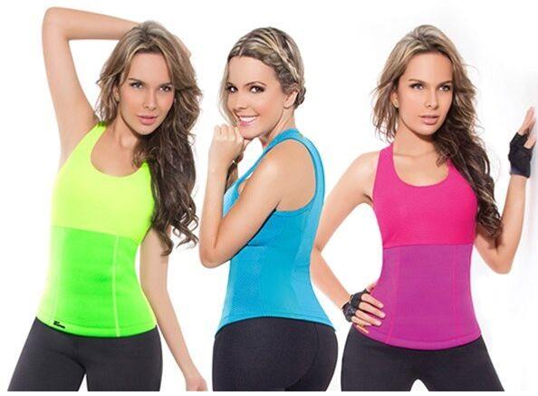 New Hot Stretch Neoprene Women Slimming Vest Body Shaper Control Sport sweat top