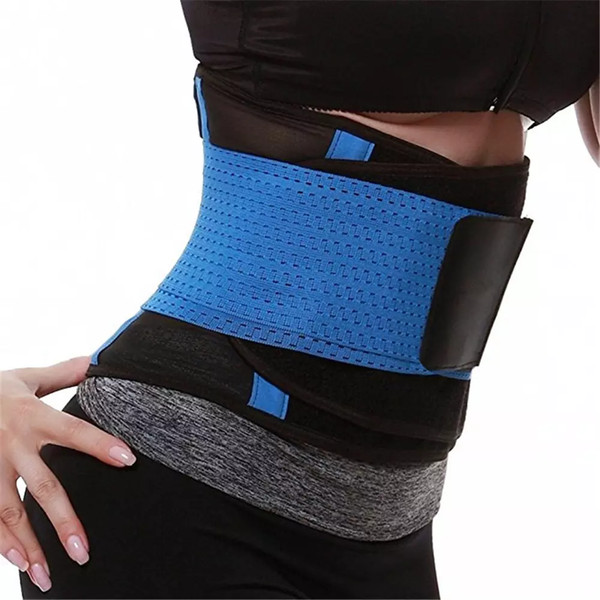 2017 Hot Newest Women Men Adjustable Waist Trainer Trimmer Belt Fitness Body Shaper For An Hourglass Shaper(Black Pink Green Blue Yellow)