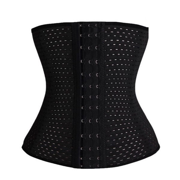 Slimming Body Waist Belt Tummy Trimmer Black 4 Steel Bone Waist Cincher Women Girdles Lose Weight Waist Belt