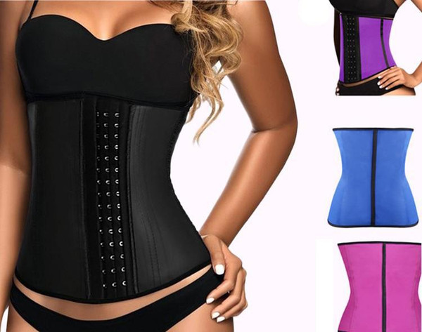 Body Shaper Underbust Rubber Waist Trainers Corset Waist Latex sport Steel Bone Slimming Belt Women Waist Cincher Shapewear