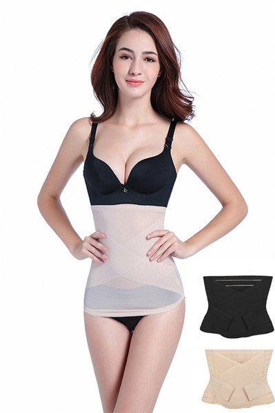 Invisible Body Shaper Tummy Trimmer Waist Stomach Control Girdle Slimming Belt Invisible Tummy Trimmer With Opp Package