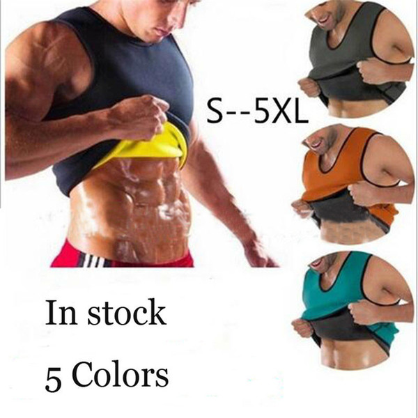 Men's Vest Ultra Sweat Hot Shapers Shirt Men's Redu Shaper Slimming Waist Trainer Corsets shapewear DHL free shipping