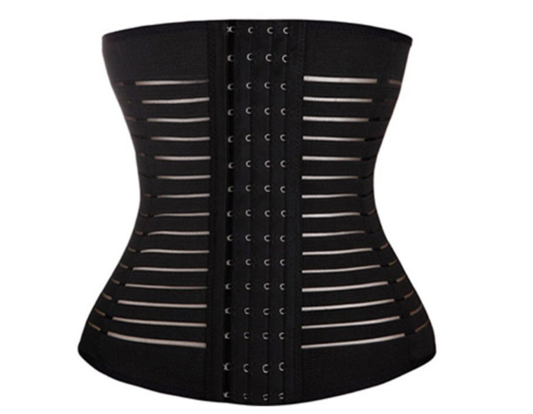 2016 New Steel Boned Waist Corset Slimming Body Cincher Trainer Body Weight Loss Tummy Belt Women Shapewear Plus Size