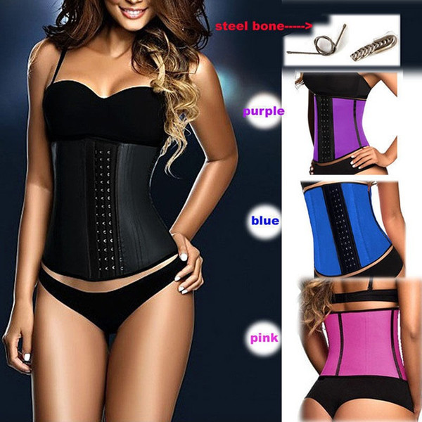 Hot Waist Trainer Corset 9 Steel Bone Shapewear Body Shapers Women Corset Slimming Belt Waist Shaper Cinta Modeladora