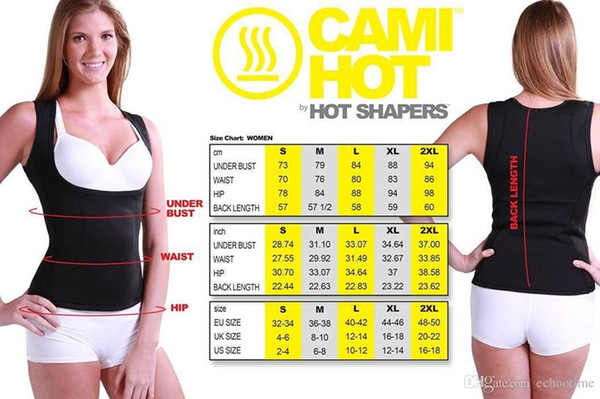 Cami Hot Women's Hot Shapers Shirt S-2XL body shaper Weight Loss Cincher Slimming Belts Tummy Trimmer Hot 60pcs