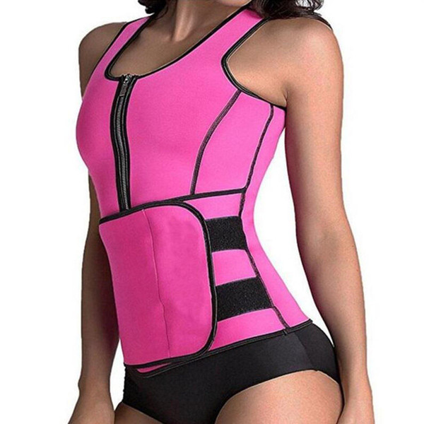 Neoprene Sauna Vest Body Shaper Slimming Waist Trainer Hot Shaper Fashion Workout Shapewear Adjustable Sweat Belt Corset J2323