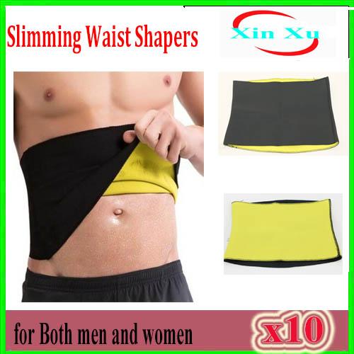 Free DHL Slimming Waist Shapers Xtreme Shaper Belt Unisex Thermo Sauna Neoprene Slimming Hot Reducing Pants S-XXXL Size 10pcs ZY-YD-1