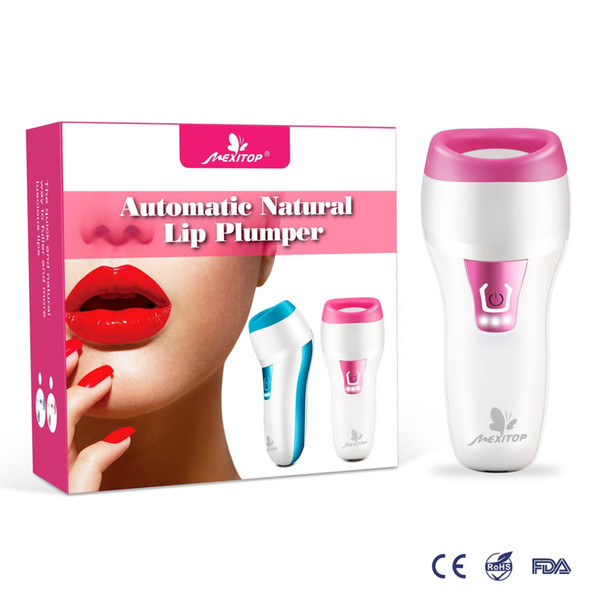 Lip Plumper Device Mexitop Automatic Fuller Lip Plumper Enhancer,Intelligent Pause Function,USB Charging,3 Different model