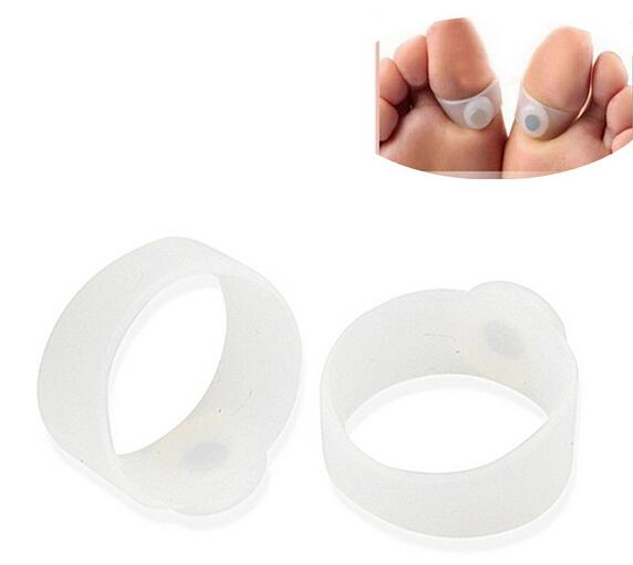 Slimming Silicone Foot Massage Magnetic Toe Ring Fat Burning For Weight Loss Health Care 50pairs/100pcs