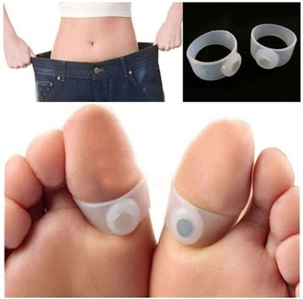 Slimming Silicone Foot Massage Magnetic Toe Ring Fat Weight Loss Health Care Silica Gel Hallux Valgus Foot Care Tools