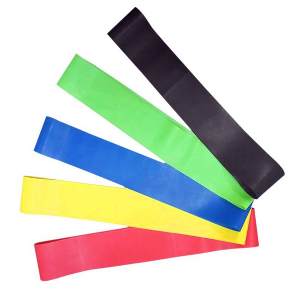 Hot Selling 5 Piece A Set Resistance Bands 5 Levels For Skinny And Buttocks Fitness ShapingH