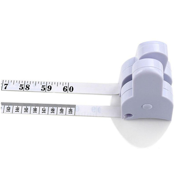 Hot sale 200pcs/lot # Accurate Diet Fitness Caliper Measuring Body Waist Tape Measure Free Shipping