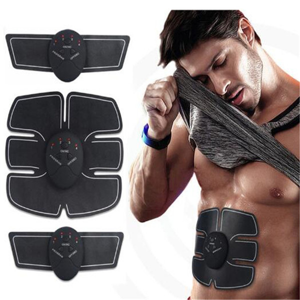 Wireless Electronic Muscle Stimulator smart fitness Abdominal Muscle Trainer Fitness massage Body Massager DHL free shipping