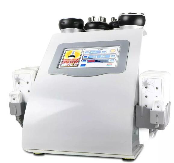 New 6 In 1 Ultrasonic Cavitation Vacuum Radio Frequency Lipo Laser  Machine for Spa Hot Sale