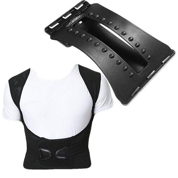 Back stretcher Fitness Massage mattress Adjustable Posture Corrector back Pain relax back brace Support corset belt Chiropractic