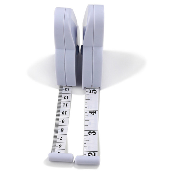 Hot sale 200pcs/lot # Accurate Diet Fitness Caliper Measuring Body Waist Tape Measure Free Shipping