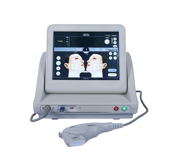 High Intensity Focused Ultrasound HIFU machine with 5 cartridges for wrinkle removal and face lift