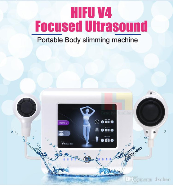 wholesale new arrival portable HIFU body slimming device Focused Ultrasound V4 Ultraslim Fat reduction Weight loss Portable slimming machine