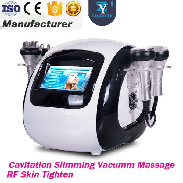 40K Cavitation Ultrasonic Fat Burning Machine Multipolar RF Skin Lifting Body Shaping Vacuum Weight Loss 5in1 Cavitation Slimming Machine