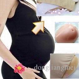 1pc the largest one 2~10 month pregnant fake belly ,silicone belly for false pregnant and actors different sizes O#Z17