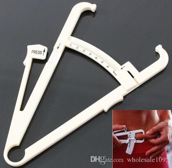 Big Promotion! 50pcs Body Fat Caliper Keep HealthTester Analyzer Measure Charts Fitness Slim HY023