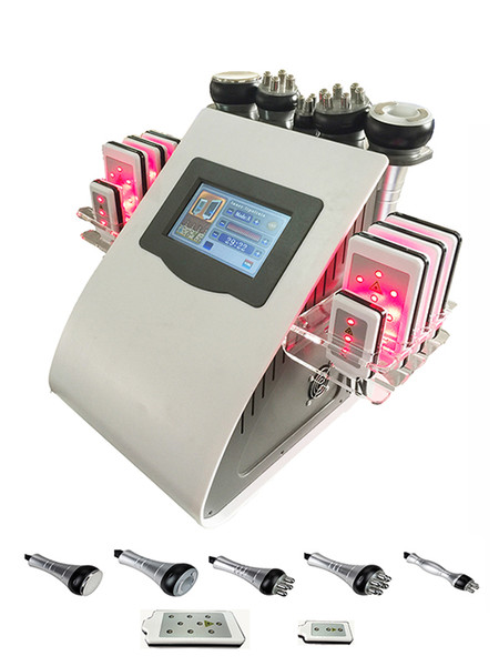 High quality 40K ultrasonic cavitation liposuction 8 pads LLLT lipo laser slimming machine vacuum multipolar RF skin care salon equipment