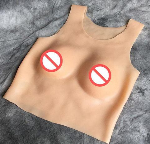 2017 DHL Silicone Breast Vest without Neck for Crossdresser