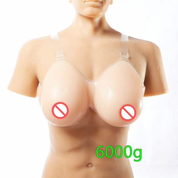 HH Cup falsos pechos silicona nipple Silicone Mastectomy Breast Form Fake Boob Enhancer bust V style fake boobs gestante vagina cosplay