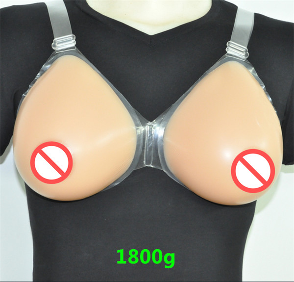 WaterdropStrap-on Breast Form Full Boobs Cross Male Dresser Suntan Cup A-F Toys5