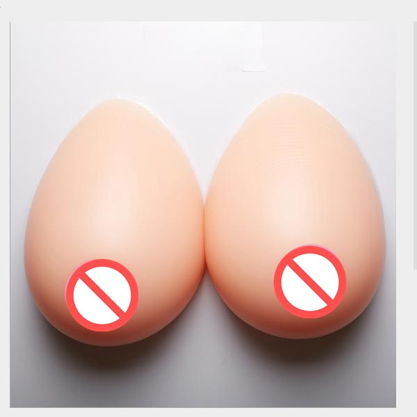 OT-70 New !!!! Soft Silicone Fake Breast Forms Artificial Boobs Tits Chest Without Strap for free shipping!