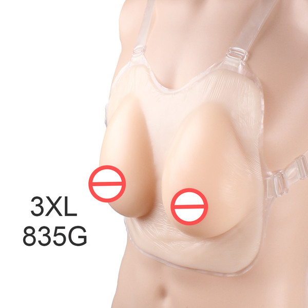 Silicone Free Bra Artificial Breast Forms For Women Huge Boobs Crossdresser Costume Accessory