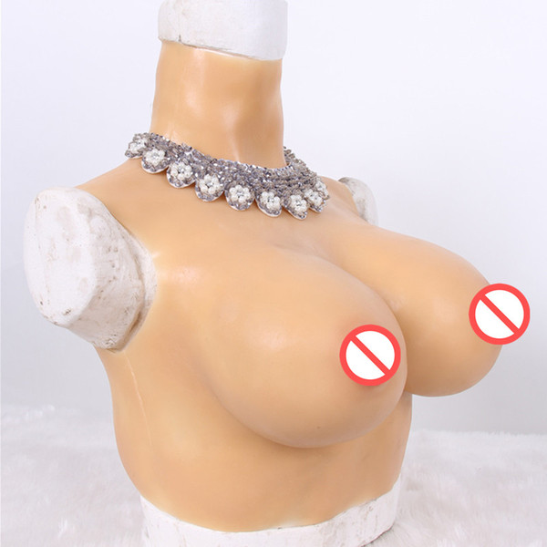 G cup Artifiaicl Fake Breasts Realistic Silicone Breast Forms For Dragqueen Transgender Shemale Crossdresser Sissyboy Chest Push Up