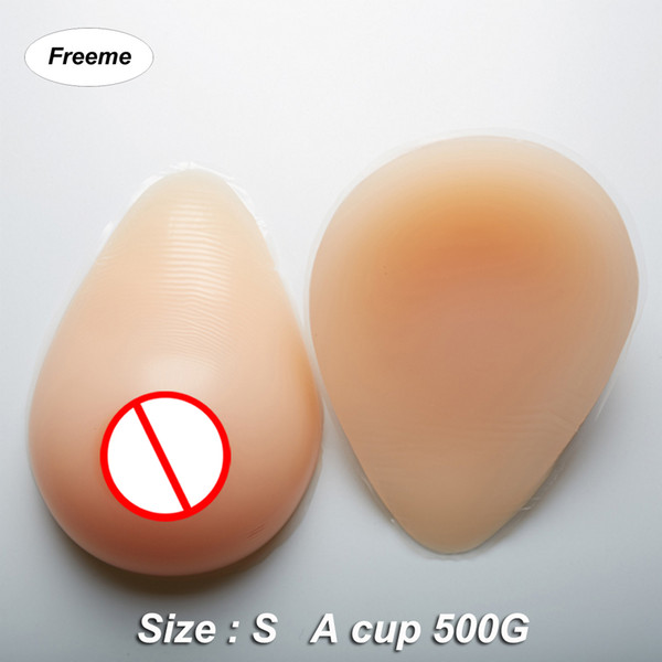 Freeme crossdress silicone breast forms A cup 500G pair realistic Artificial false breasts transgender and crossdressing fake boobs